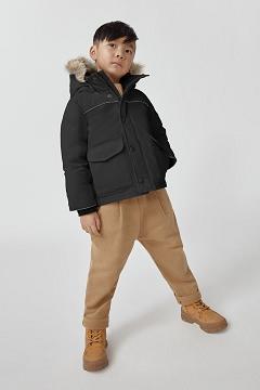 Chamarras Canada Goose Niños México - Lynx Abrigos Negros EB4682315